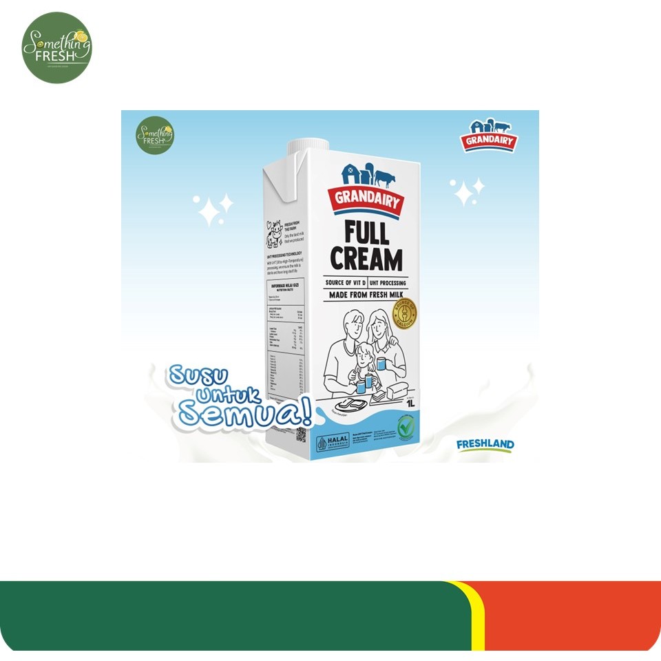 

PROMO- GRANDAIRY FULL CREAM MILK 1 LITER PER PCS