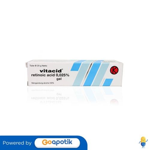 Vitacid 0,025 % Gel 20 Gram