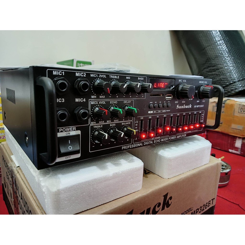 POWER AMPLIFIER BLUETOOTH 2000 WAT/AMPLIFIER SUNBUCK