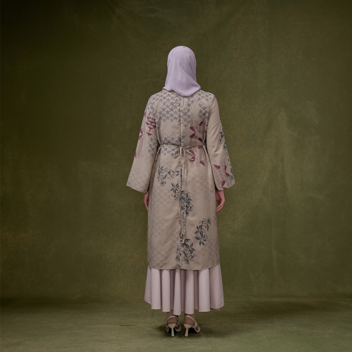 ZM Zaskia Mecca - Haiza Midi Dress Gamis - Jelita Indonesia - Edisi Palembang - Emerald, L