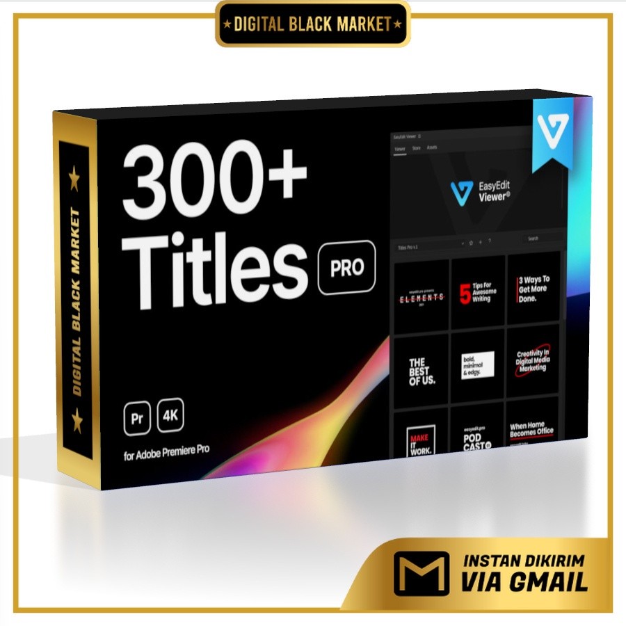 EasyEdit Viewer Titles Pro - Davinci Resolve