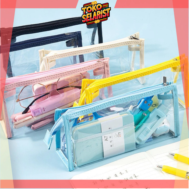 

COD Makassar Kotak Pensil Bening / Kotak Pensil Kapasitas Besar Multifungsi / Pencil Case Bening / Pencil Case Kapasitas Besar