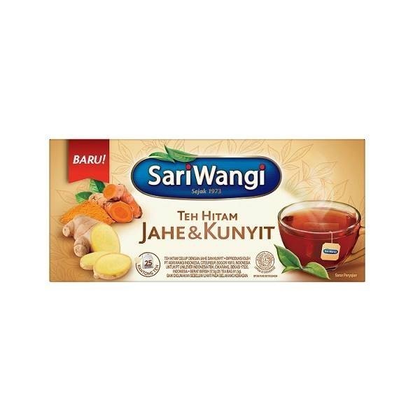 

HPM - SARIWANGI JAHE KUNYIT TEA BAG ISI 25 PCS X 1.5 GR - TEH