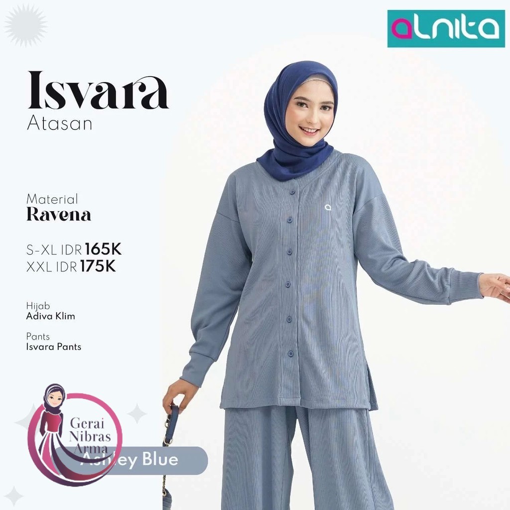 LEBARAN 2025 Isvara Atasan Baju Atasan Simple Wanita Remaja Dewasa by Nibras