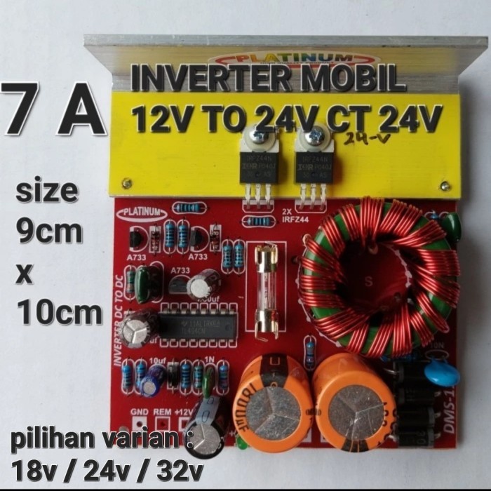 BSM pcb kit inverter dc 12v to 18v 24v 32v ct step up 12v 12 v volt to ct - 18 volt