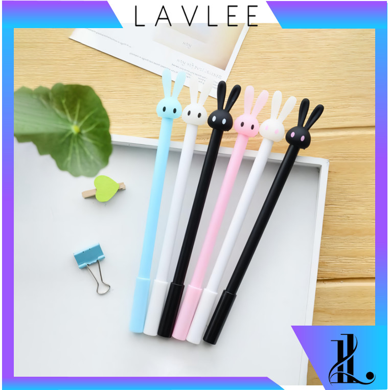 

LAVLEE - S6073 Pena Bentuk Karakter Kepala Kelinci / Bolpen Karakter Bunny Lucu Unik / Pulpen Karakter Gel Imut / Pulpen Gel Pena