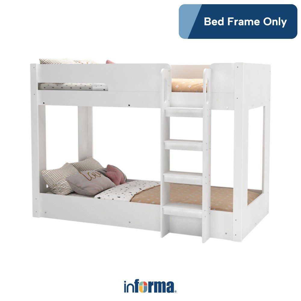 Informa Darryl Bunkbed Anak Tempat Tidur Tingkat Ranjang 2 Susun Perlengkapan Tidur Bedroom Furnitur
