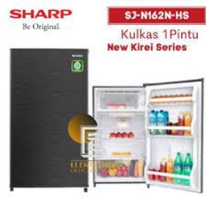 <KSE> SHARP KULKAS 1 PINTU SJ-N162N-HS Kirei Series