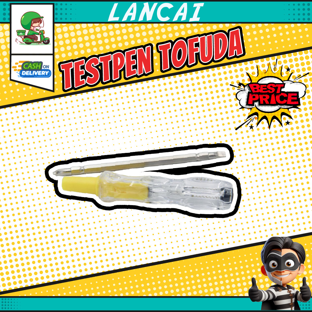 Obeng Testpen Bolak Balik - Tespen Multifungsi TOFUDA SNI