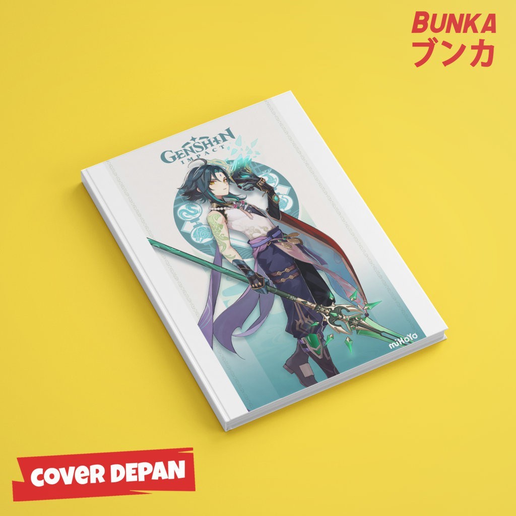 

Notebook Game Genshin Impact Xiao Hardcover A5 Buku Tulis Catatan Note Agenda Planner Jurnal