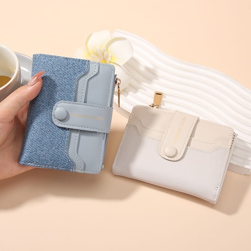 ACCSTORE - Dompet Wanita Multifungsi Dompet cewek Dompet mini  Dompet Lipat Model Minimalis Simple