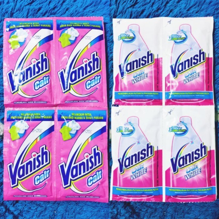 VANISH SACHET PINK 30GR VANISH ID SACHET 60ML VANISH ID WHITE 60ML SACHET