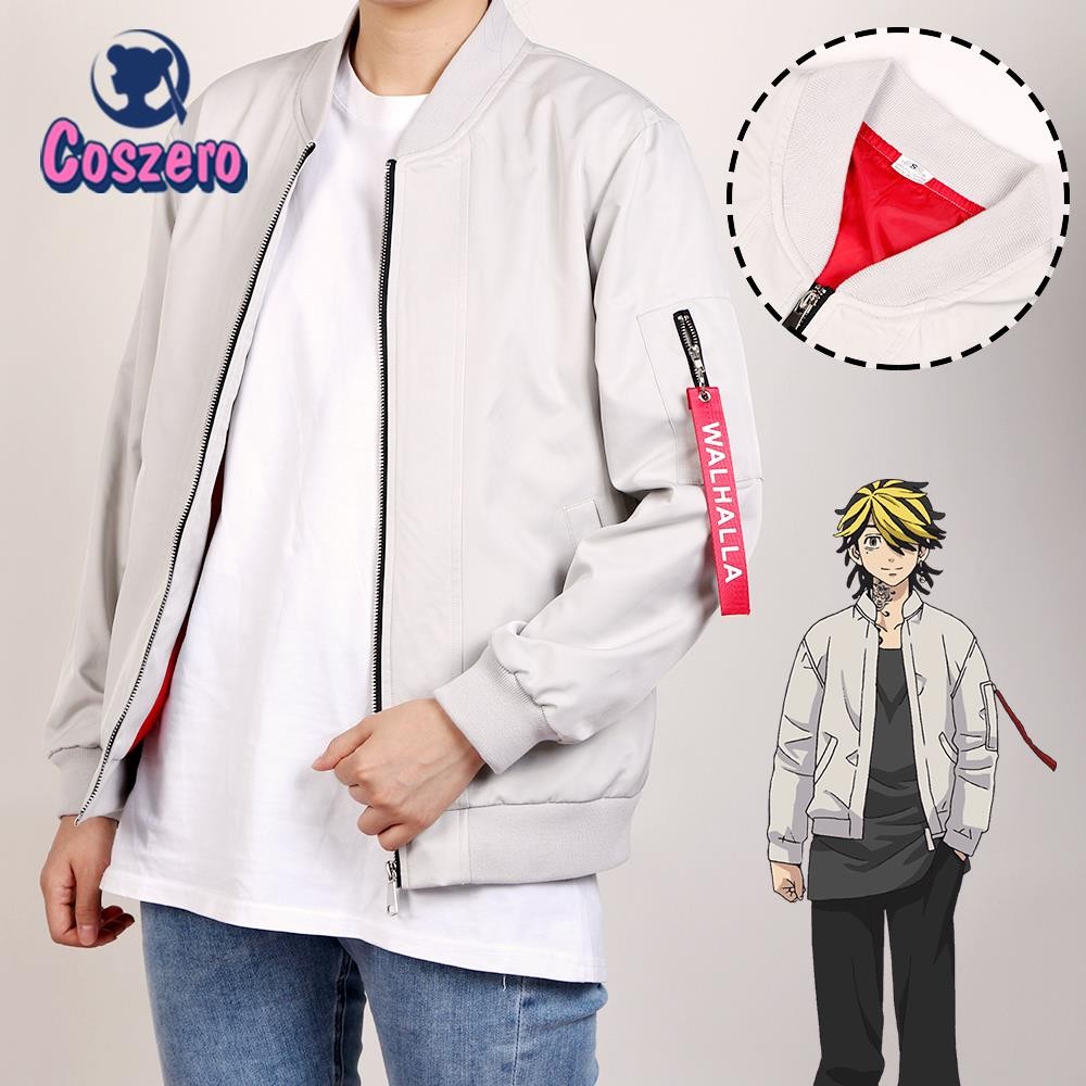 Hanemiya Kazutora Gray Coat Cosplay Tokyo Revengers Hanemiya Kazutora Costumes  Valhalla Uniform Bas