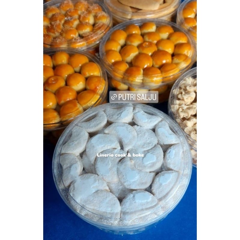 

Putri salju non keju / Kue kering putri salju / kue kering