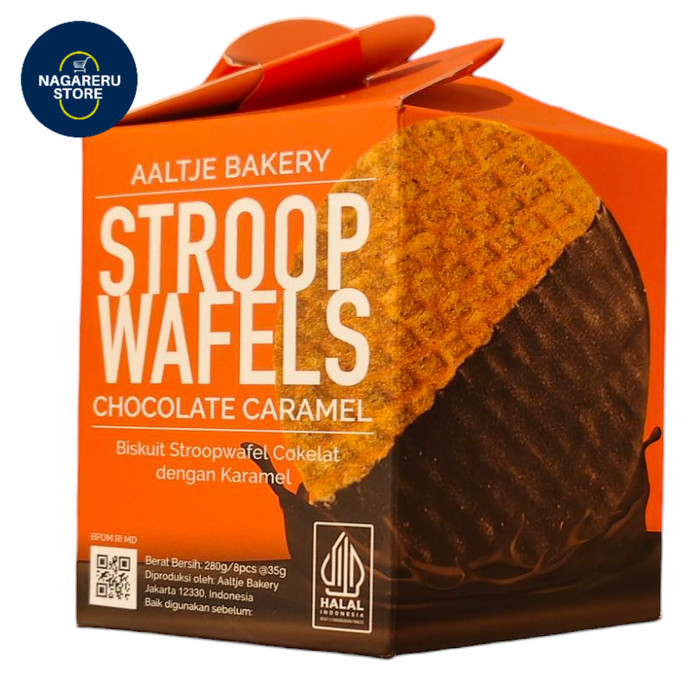 

Aaltje bakery stroopwafel chocolate caramel 280gr