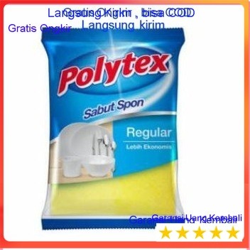 Sabut Spon Polytex Regular Spon Cuci Piring Polytex