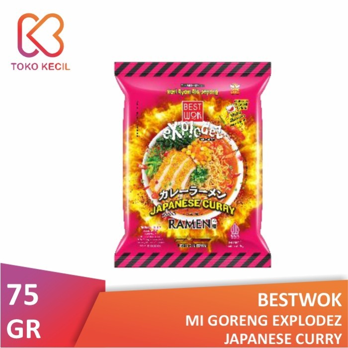 

Best Wok Mi Goreng Explodez Japanese Curry 75gr