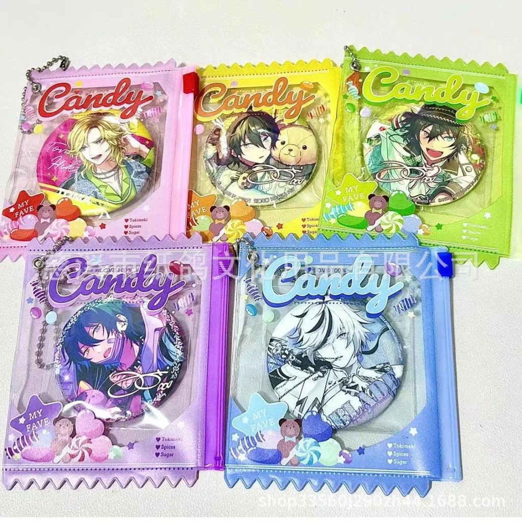 

5pcs Candy Bag Props Large Badge Storage Display Bag Pendant Protective Shell Card Doll Bag