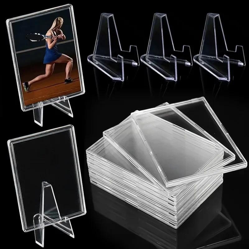 

Transparent Toploaders Kpop Idol Photocard Sleeve Frame Anti-scratch PS DIY Gaming Trading Card HD Collect Holder Display Stand