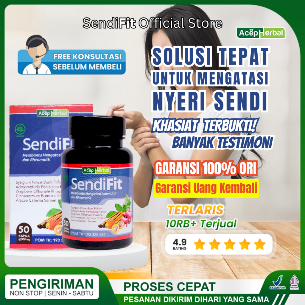 

Obat Nyeri Sendi Sendifit Acep Herbal Original