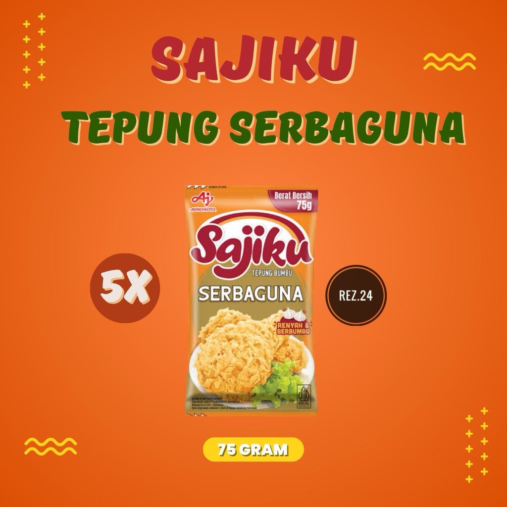 

SajikuTepung Bumbu Serba Guna Sachet 75g (5pcs)