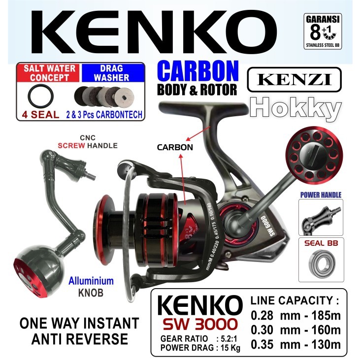 REEL KENZI KENKO SW 3000