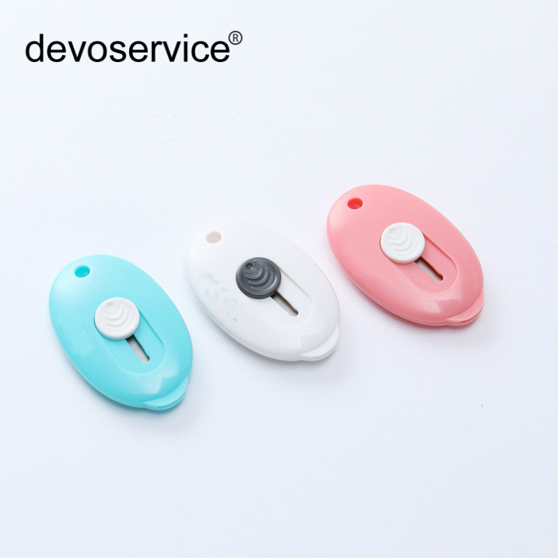 

1Pc Cartoon Mini Portable Small Knife Kawaii Paper Cutting Knifes Student Plastic Pencil Sharpener School Office Supplies Gifts
