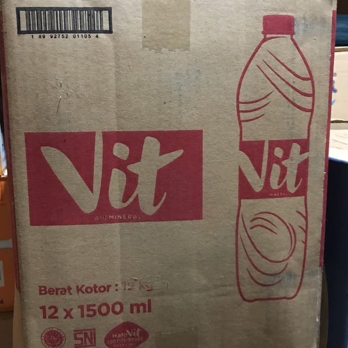 

vit botol 1500ml per karton isi 12