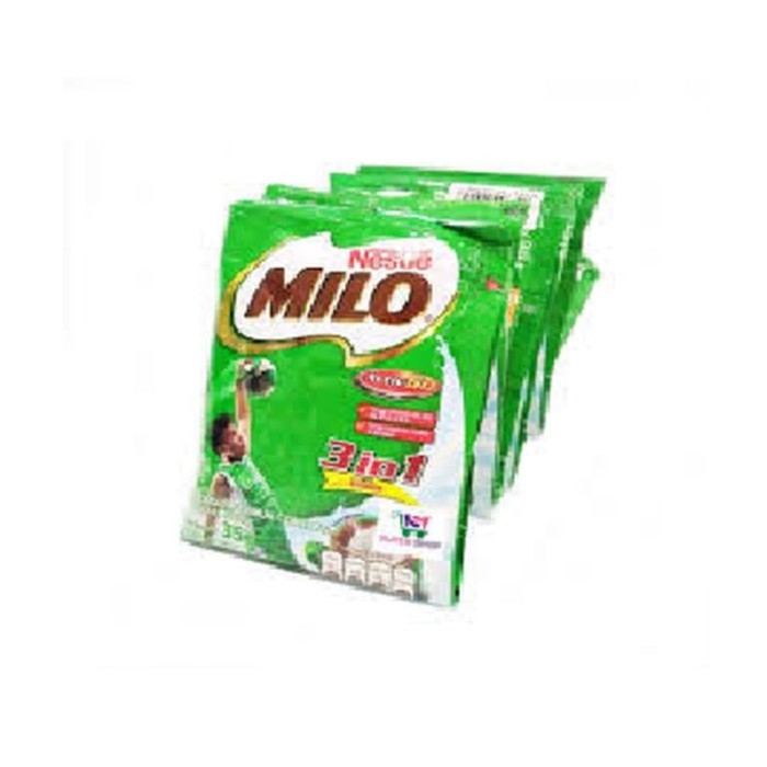 

milo 3 in 1 sachet per pak