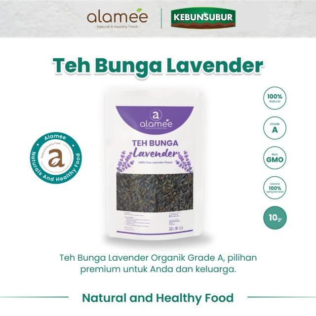 

ALAMEE Lavender Tea Teh Bunga Organik Kering Dried Flower 10gr Premium kebunsubur