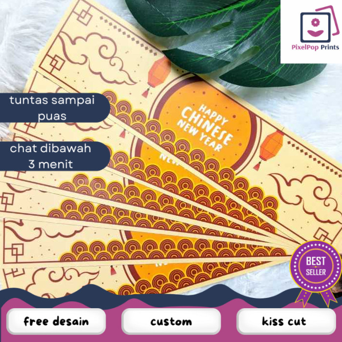 

Opikapip Print Cetak Paper Belt Imlek Chinese New Year Paperbelt Gong Xi Fa Cai Free Desain A3+