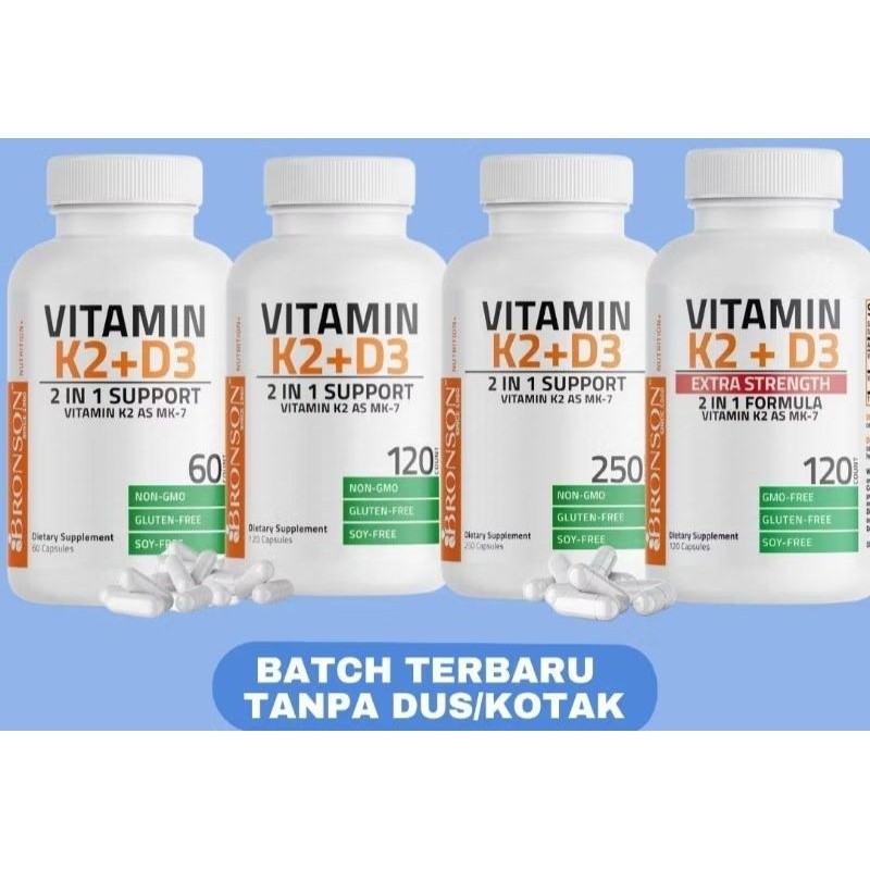 Bronson Vitamin K2 D3 5000 IU/ Vitamin Bronson 10000 IU