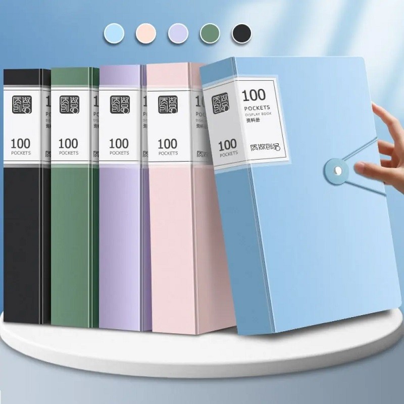 

Large Capacity A4 File Folder Multifunctional Waterproof Document Organizer Dustproof Desktop Storage Document Holder Contract