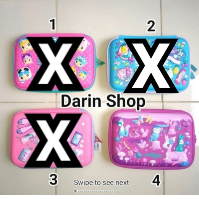 

[P r o m o]New Kotak tempat pensil smiggle hardtop hardcase original pencil case