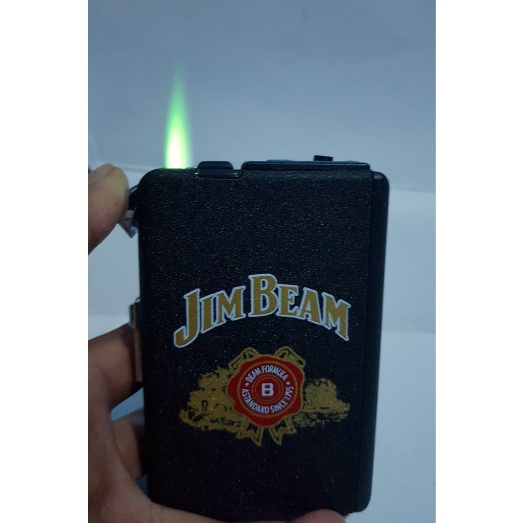 Bisa COD - Kotak Rokok Plus Korek Api Motif JB Hitam Dopp/Kotak Rokok Unik Motif JB Hitam