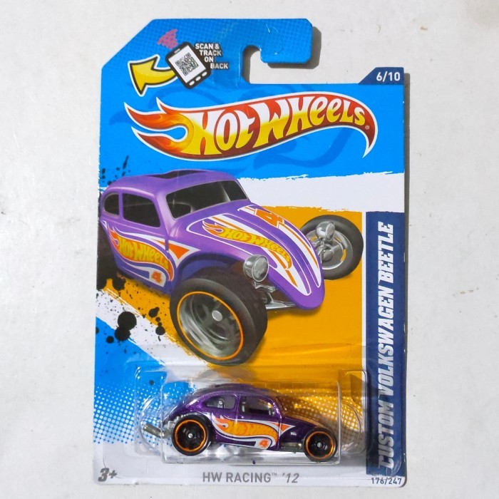 SR99 Hotwheels Hot Wheels Custom Volkswagen Beetle ungu 2012 Racing rare