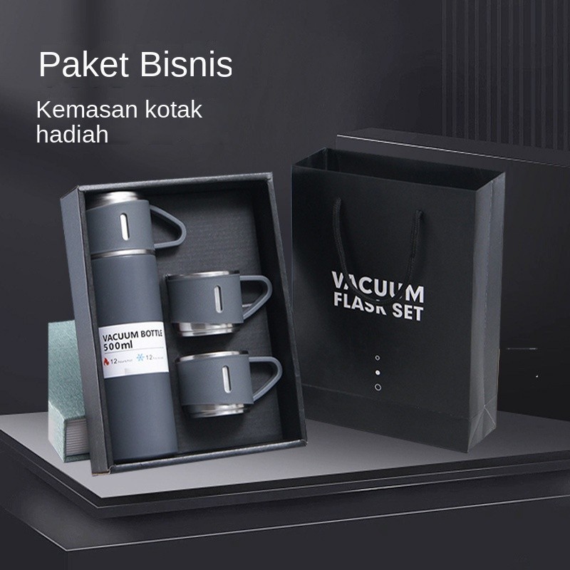 SET THERMOS SULTAN / SET FLASK VACUUM THERMOS / HAMPERS / THERMOS STAINLESS STEEL