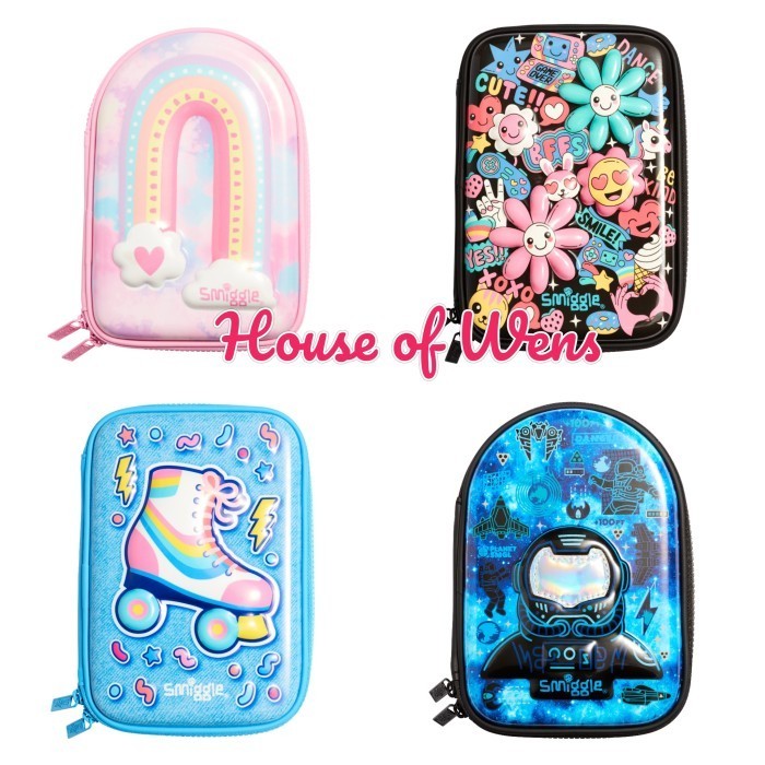 

SMIGGLE BRIGHT SIDE HARDTOP PENCIL CASE ORIGINAL - TEMPAT PENSIL