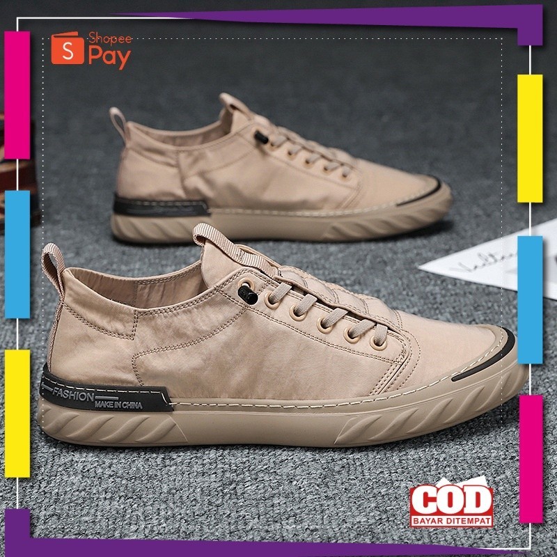 UKURAN SIZE 37 38 39 40 41 42 43 44 45 / Sepatu Pria Sneakers Cowok - Interesting VIECONE M.I.C Snea