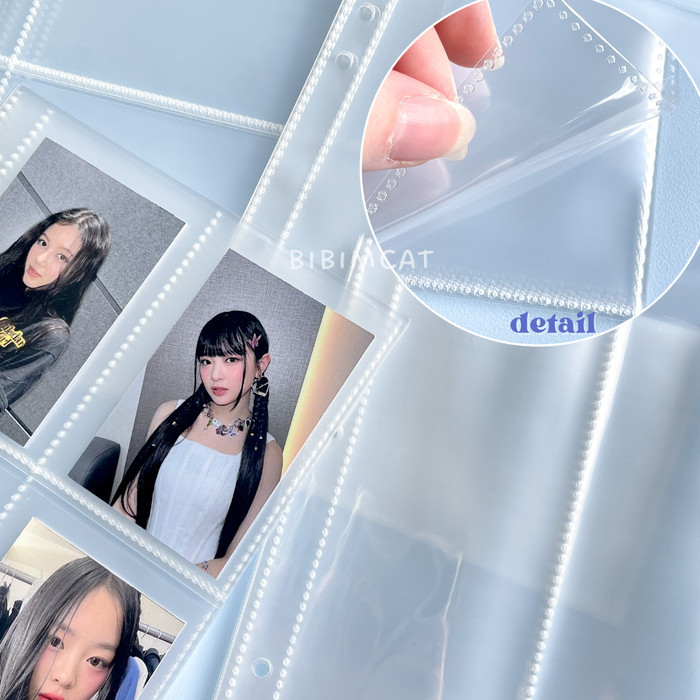 

A5 Size 10 Lembar Sleeve Binder A5 6 Ring - ONE Side - Sleeve 2P A5