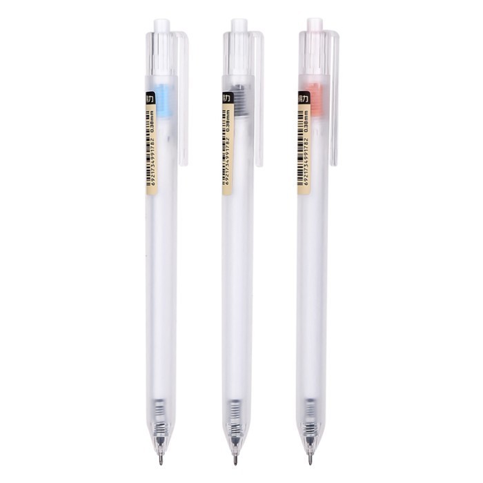 

Deli Gel Pen / Pulpen Gel 0.38mm Tinta Hitam Isi 12pcs Retracable A115