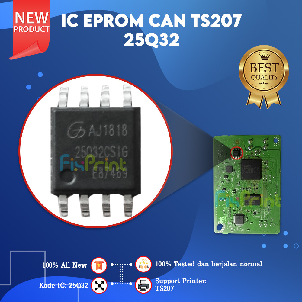 IC Eprom Canon TS207 25Q32 ICEeprom TS-207 IC Resetter Counter TS 207