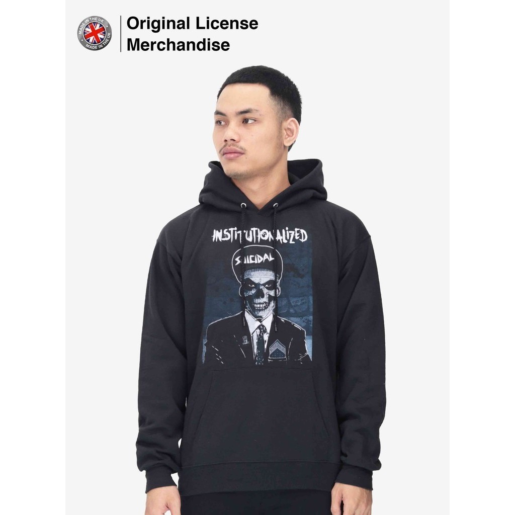 Jaket Sweater Hoodie Pria Band SUICIDAL TENDENCIES Ori Institutionalized Suit