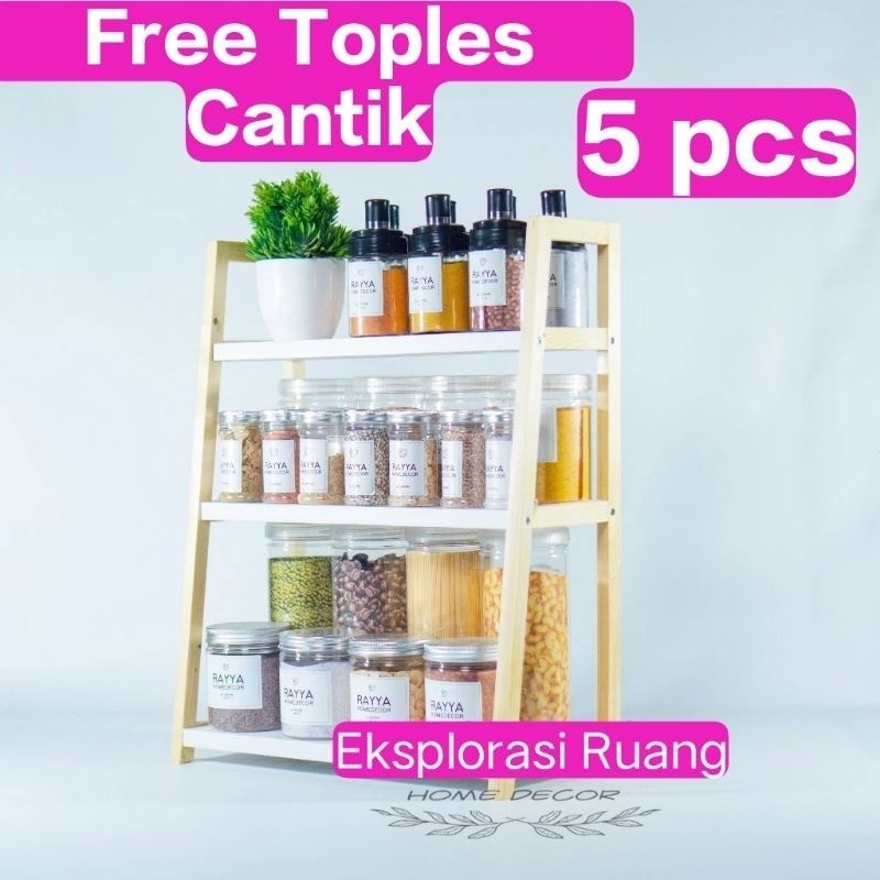 Rak Bumbu Rak Dapur Cantik Serbaguna Terlaris
