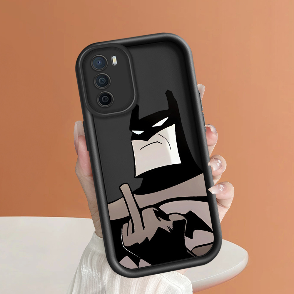 Casing Hp Untuk OPPO A16 A16S Phone Case Cesing Soft Cover Funny Batman Mode Kesing Cream Cassing