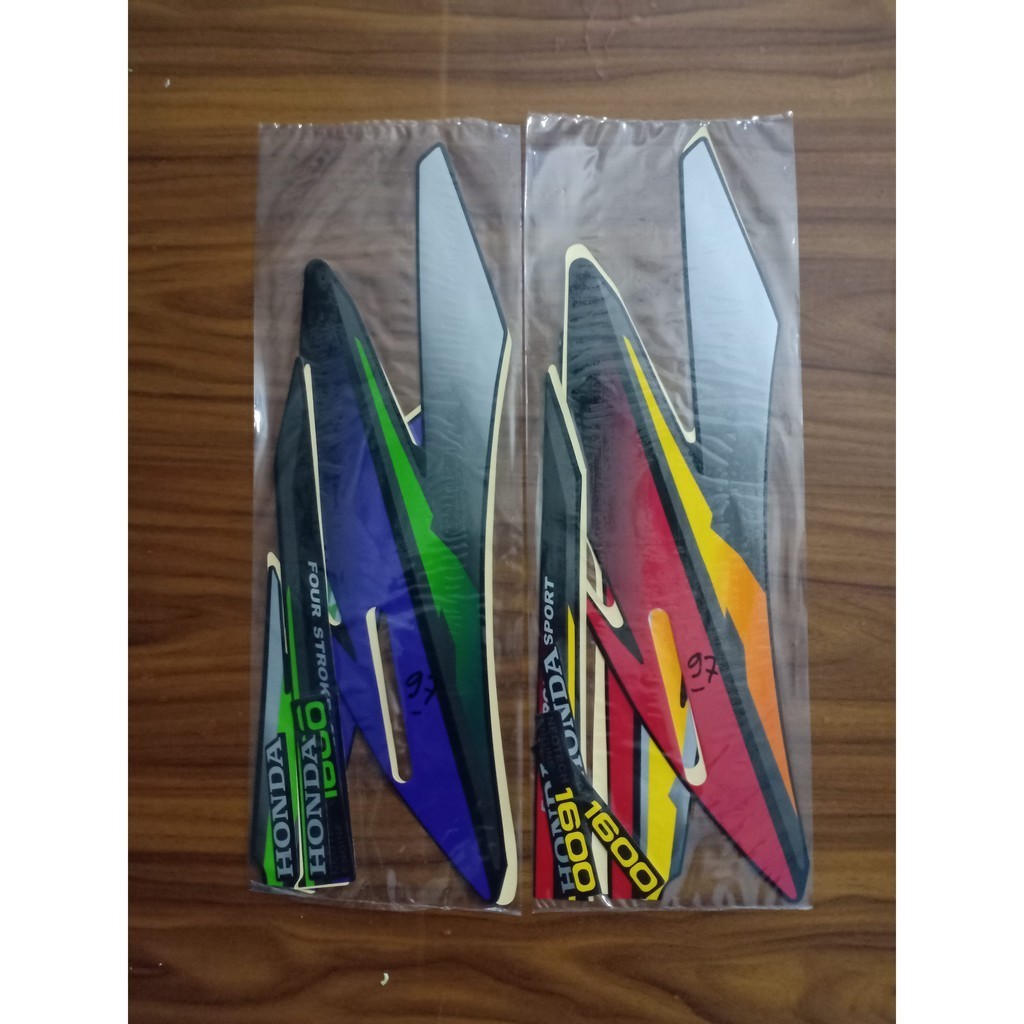 stiker striping Honda GL PRO 1997