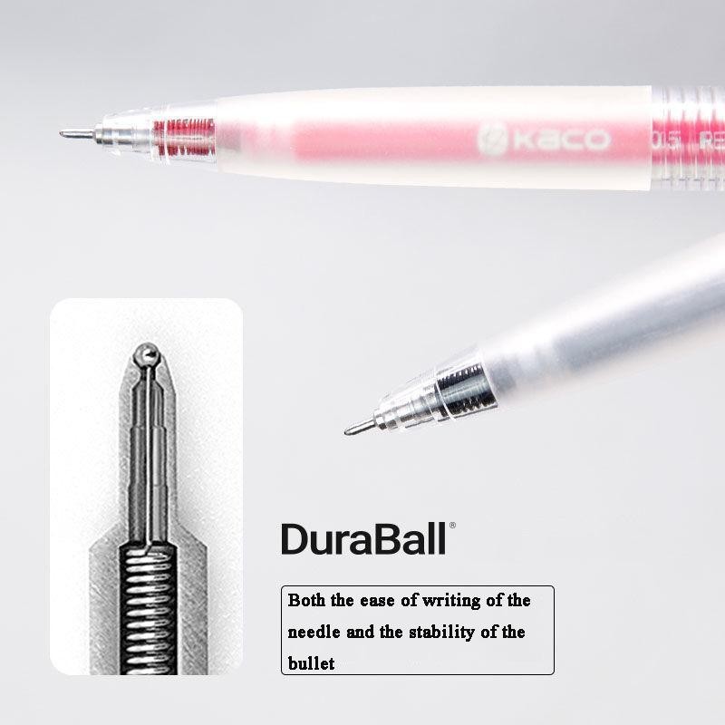 

AK Refill Pulpen Gel 0.5mm DuraBall Tinta Hitam 5PCS for KACO K7 - K1629 - Black