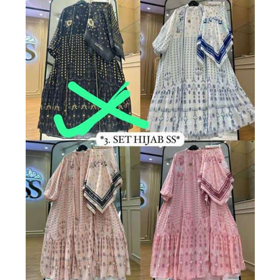 Gamis Set Hijab SS Ori By Shellasaukia
