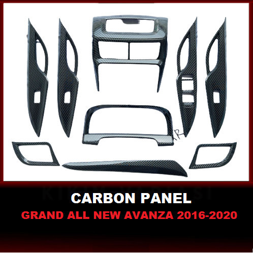 CARBON PANEL GRAND ALL NEW AVANZA 2016-2020 9PCS