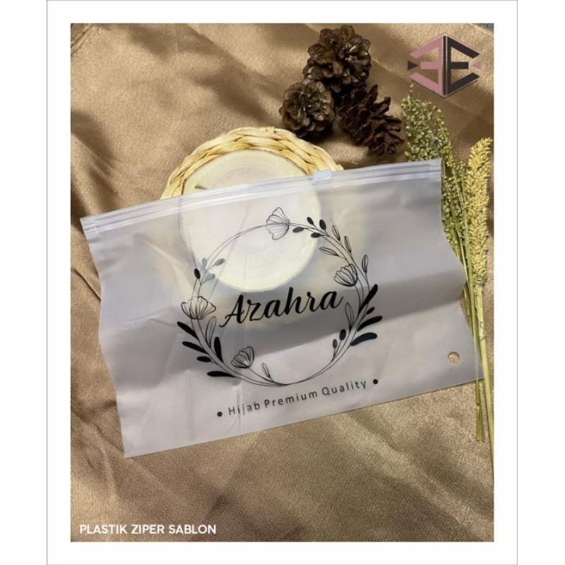 pouch zipper mika sablon zipper 100 pcs mika inport plastik zipper bag